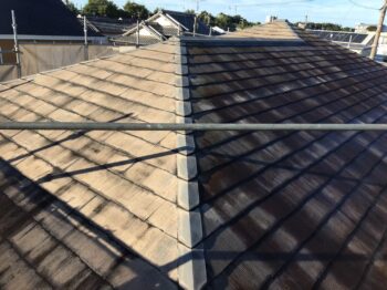 浜松市南区白羽町で屋根塗装の洗浄をさせて頂きました。